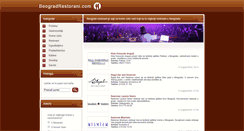 Desktop Screenshot of beogradrestorani.com